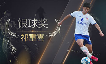 2018年中冠聯賽頒獎之銀靴獎：泰州遠大——文超