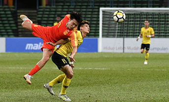 2020亞足聯U23錦標賽預選賽J組 中國2-2馬來西亞